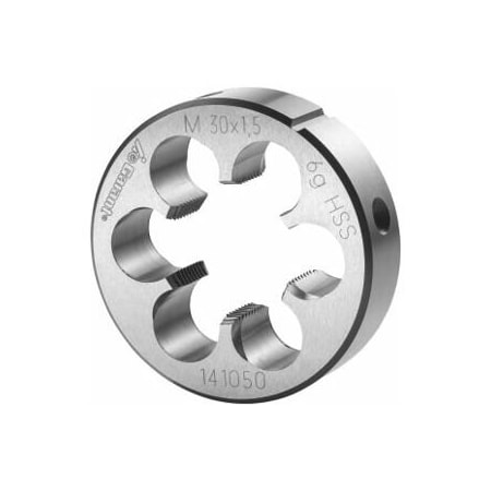 Garant M30X1.5 HSS Round Die, Closed/Pre-Slit Form 141050 30X1,5